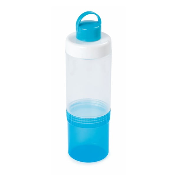 Set modrej fľaše a pohárika Snips Eat & Drink, 0,4 l