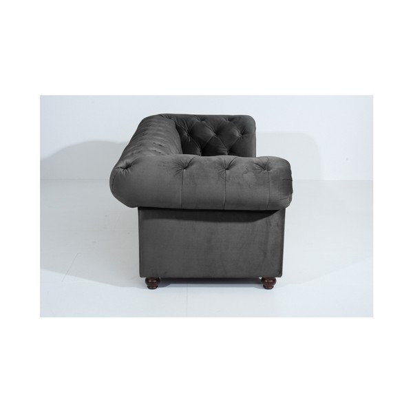 Antracitovosivá pohovka Max Winzer Orleans Velvet, 216 cm-image-4