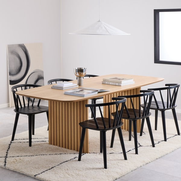 Čierna jedálenská stolička Ida – Actona-image-1