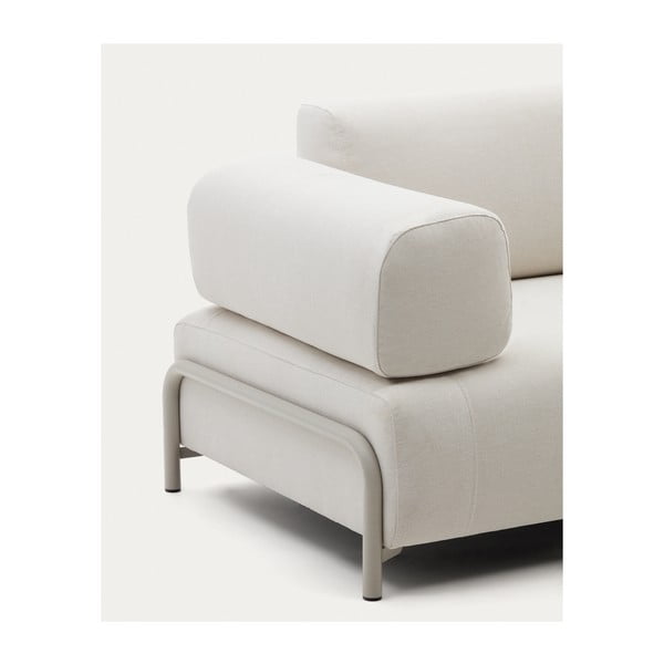 Béžová ženilková podrúčka k modulárnej pohovke Compo – Kave Home-image-2