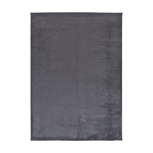 Tmavosivý koberec z mikrovlákna 120x170 cm Coraline Liso – Universal