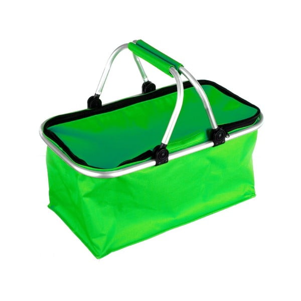 Prenosný nákupný košík Vetro, zelený