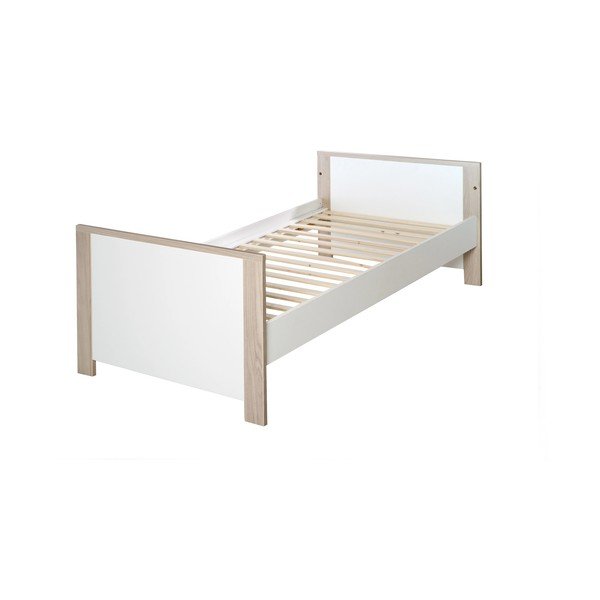 Postieľka v bielo-prírodnej farbe 70x140 cm Olaf – Roba-image-2