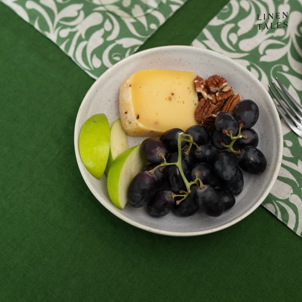 Ľanový behúň na stôl 40x150 cm True Green – Linen Tales-image-2