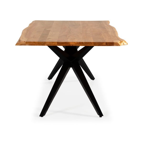 Jedálenský stôl s doskou z akácie 100x200 cm Mudri – MOME-image-4