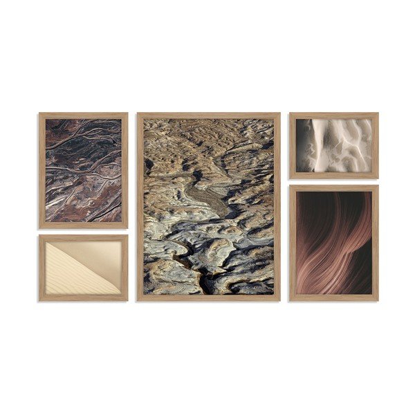 Obrazy v súprave 5 ks 30x40 cm Fade – Malerifabrikken
