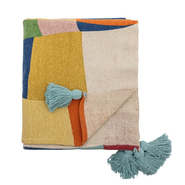 Detská deka z recyklovanej bavlny 130x160 cm Colorine – Bloomingville Mini-image-4