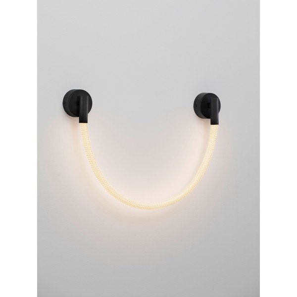 Biele/matne čierne oceľové LED nástenné svietidlo Ilane – Nova Luce-image-2