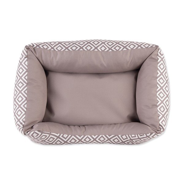 Svetlohnedý plyšový pelech pre psov 75x90 cm Dog Fantasy DeLuxe – Plaček Pet Products-image-3