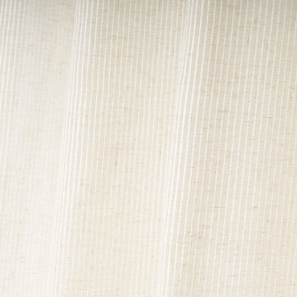 Béžová záclona s prímesou ľanu 140x260 cm Fifties – Casa Selección-image-4