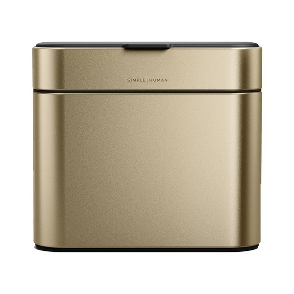 Nádoba na kompostovateľný odpad v matne zlatej farbe 4 l – simplehuman-image-3