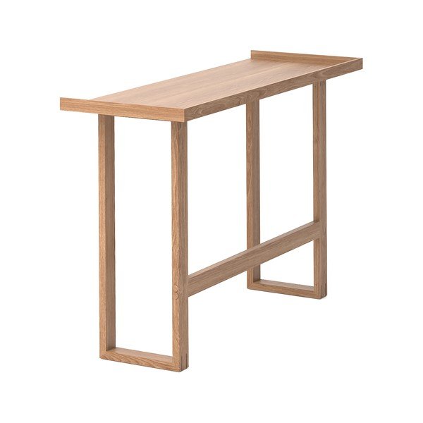 Písací stôl z masívneho dubového dreva Wireworks Slim-image-4