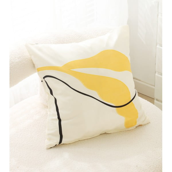 Žlté trojdielne obliečky na jednolôžko z mikrosaténu 140x200 cm Sophia – My House-image-3