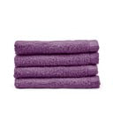 Fialové rýchloschnúce bavlnené uteráky v súprave 4 ks 30x30 cm Quick Dry – Catherine Lansfield