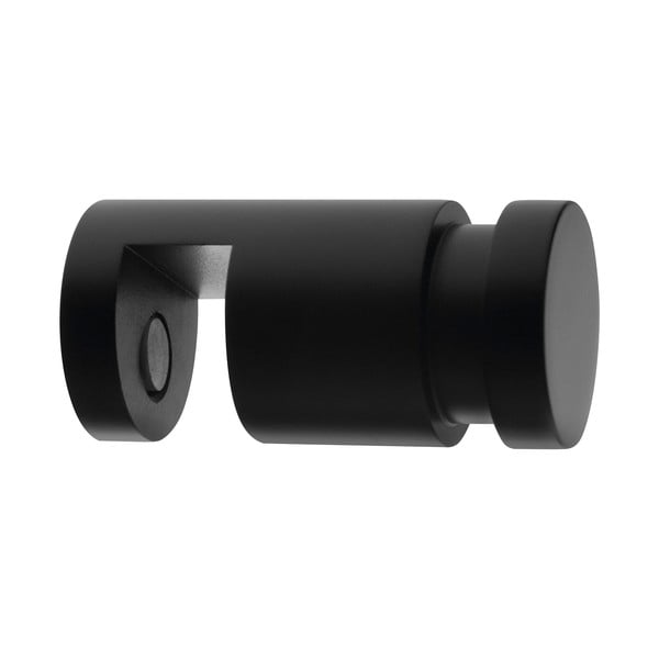 Matne čierny závesný mosadzný háčik – Sapho