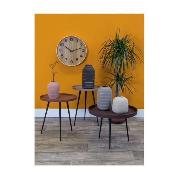 Svetlohnedé nástenné hodiny z lipového dreva Karlsson Pure Medium, ø 40 cm-image-3