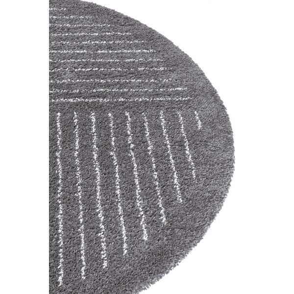 Tmavosivý okrúhly koberec ø 120 cm Dion – Hanse Home-image-4