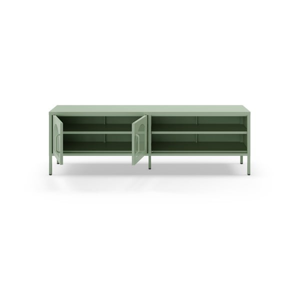 TV stolík v mentolovej farbe 160x50 cm Diora – Marckeric-image-3