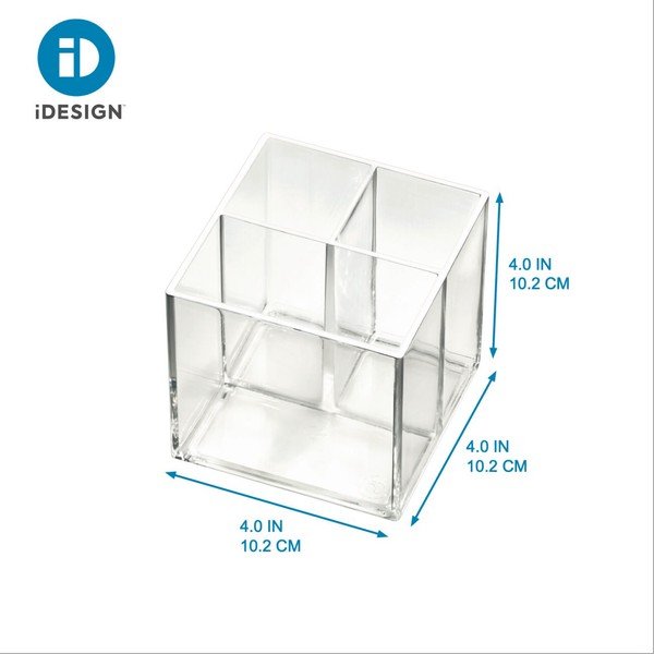 Kúpeľňový organizér na kozmetiku z recyklovaného plastu Cosmetic Cube - iDesign-image-3