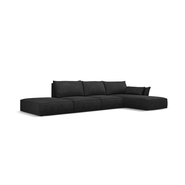 Tmavosivá rohová pohovka (pravý roh) Vanda - Mazzini Sofas-image-2