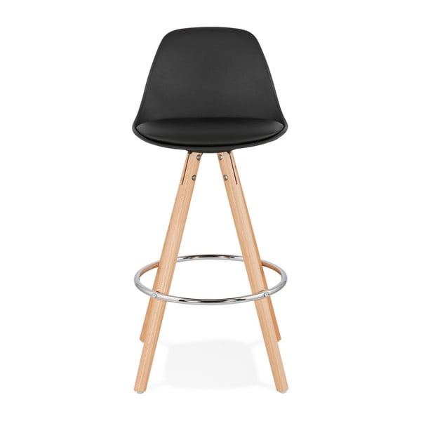 Čierna barová stolička Kokoon Anau, výška 64 cm-image-3