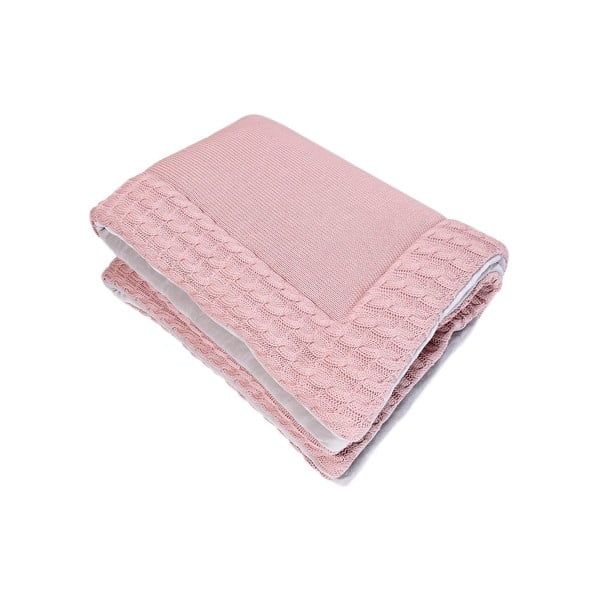 Ružová bavlnená hracia podložka Kindsgut Mat, 70 x 90 cm-image-2