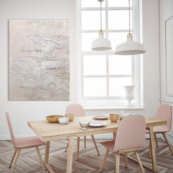 Ručne maľovaný obraz 90x120 cm Sand Wall – Malerifabrikken-image-1