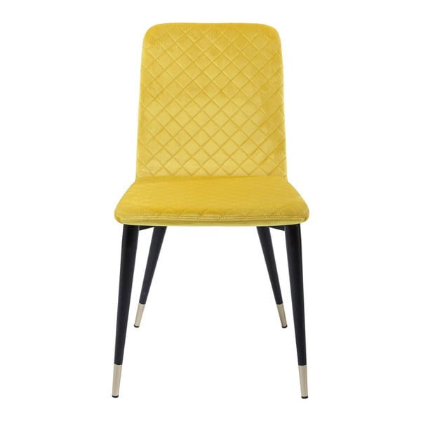 Žltá stolička Kare Design Montmartre