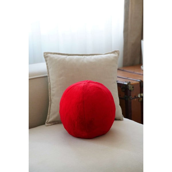 Dekoračný vankúš z mikroplyšu ø 25 cm Top – Mioli Decor-image-2