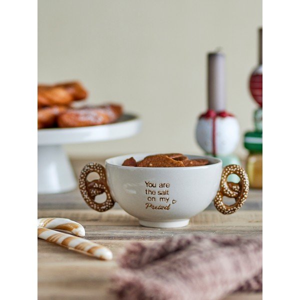 Krémová miska z kameniny 320 ml Treats – Bloomingville-image-1