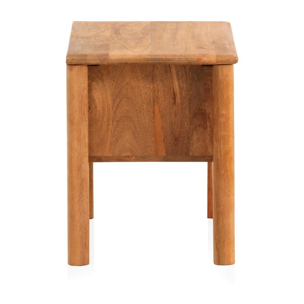 Nočný stolík z mangového dreva v prírodnej farbe Bella – Geese-image-3