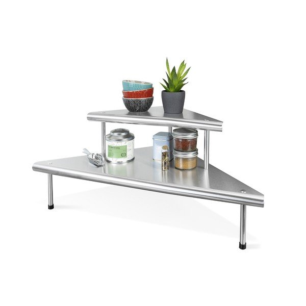 Prídavná polička z nehrdzavejúcej ocele Massivo - Maximex-image-2