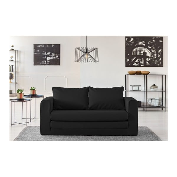 Čierna rozkladacia pohovka Cosmopolitan Design Honolulu-image-4