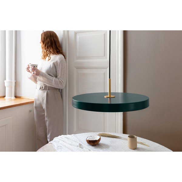 Zelené závesné svietidlo UMAGE Asteria, Ø 43 cm-image-4