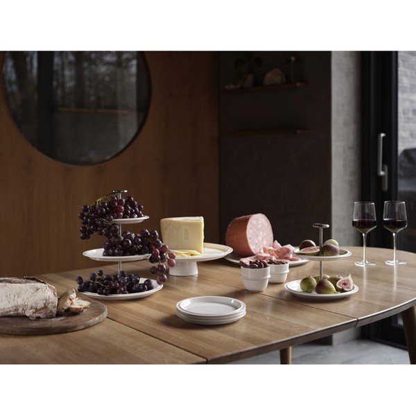 Krémovobiely dezertný porcelánový tanier ø 20 cm Eau – Zone-image-1