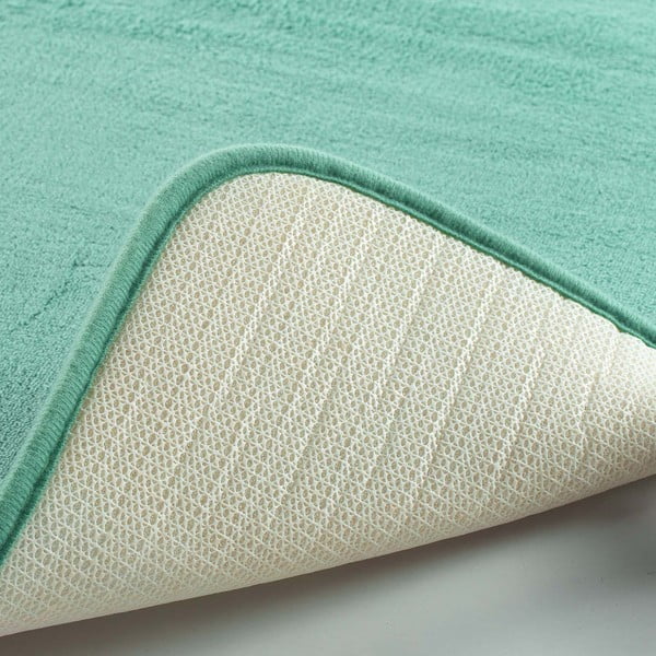 Tyrkysovomodrá kúpeľňová predložka 50x120 cm Vitamine – douceur d'intérieur-image-4