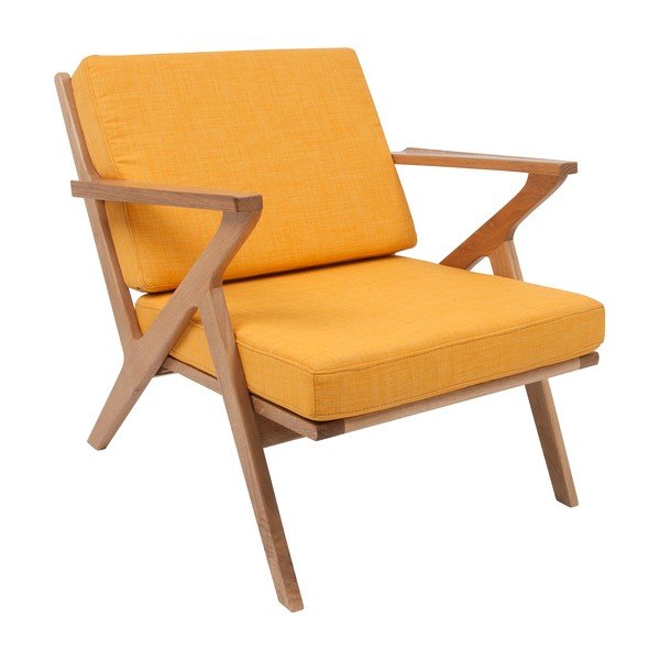 Kreslo Present Time Rest Oak Yellow-image-2