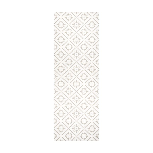 Biely behúň White Label Tauri, 140 × 97 cm
