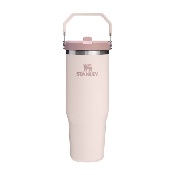 Svetloružová termoska z nehrdzavejúcej ocele 890 ml IceFlow™ Flip Straw 2.0 Tumbler Rose Quartz – Stanley