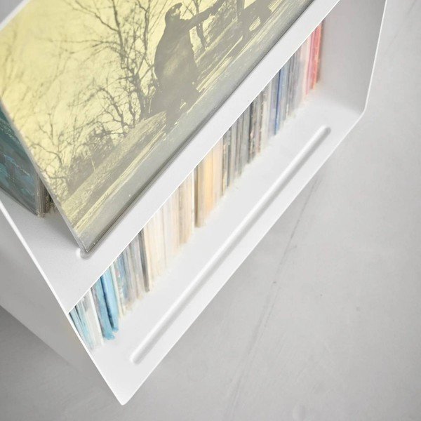 Biely kovový pojazdný regál 40x73x38 cm Tower – YAMAZAKI-image-3