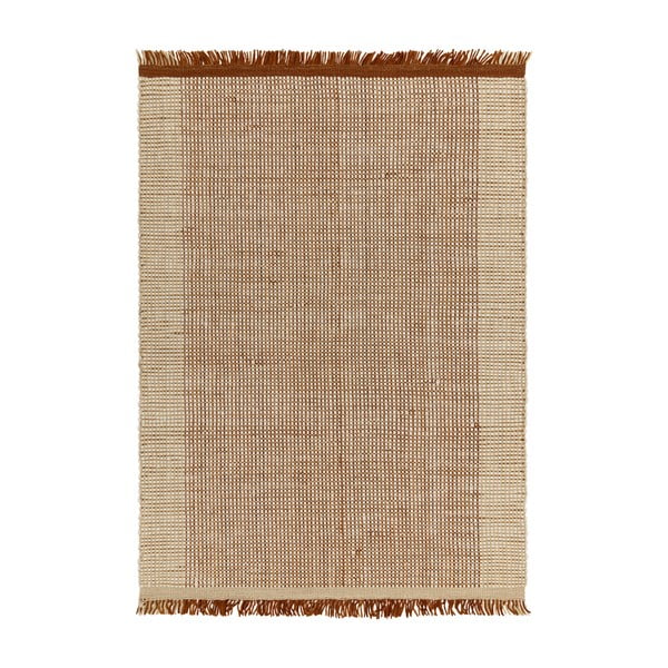 Hnedý ručne tkaný vlnený koberec 200x290 cm Avalon – Asiatic Carpets