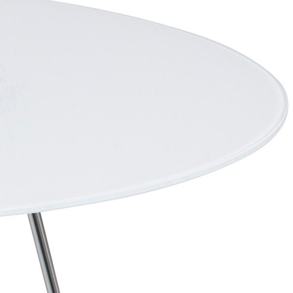 Biely konferenčný stolík Actona Casia, ⌀ 80 cm-image-2