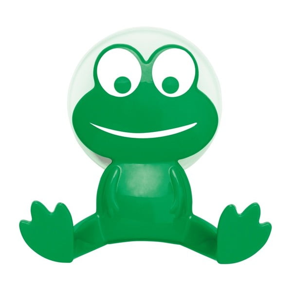 Zelený nástenný háčik Wenko Frog