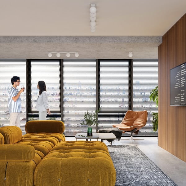 Biele stropné svietidlo so skleneným tienidlom ø 12 cm Umerta – Sollux-image-4