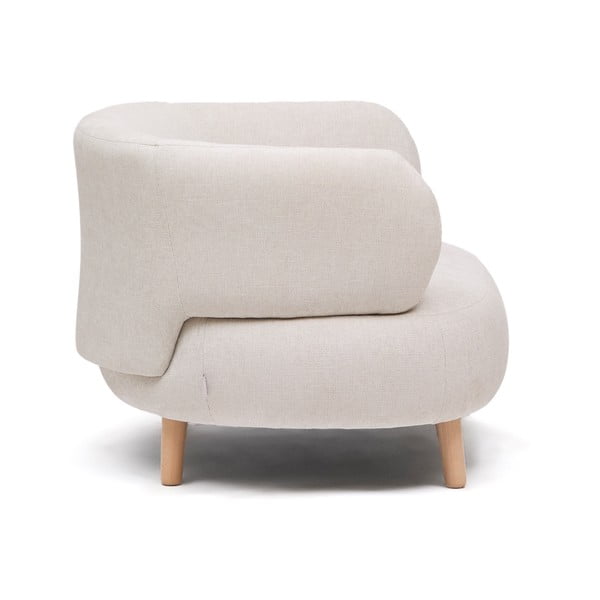 Béžové ženilkové kreslo Luisa – Kave Home-image-3