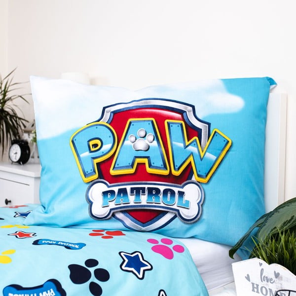 Bavlnené detské obliečky so svietiacim efektom na jednolôžko 140x200 cm Paw Patrol – Jerry Fabrics-image-1