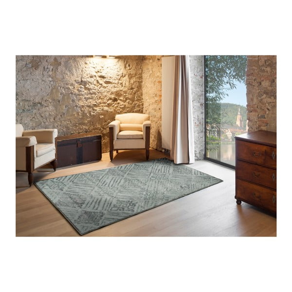 Sivo-zelený koberec Universal Soho, 140 × 200 cm