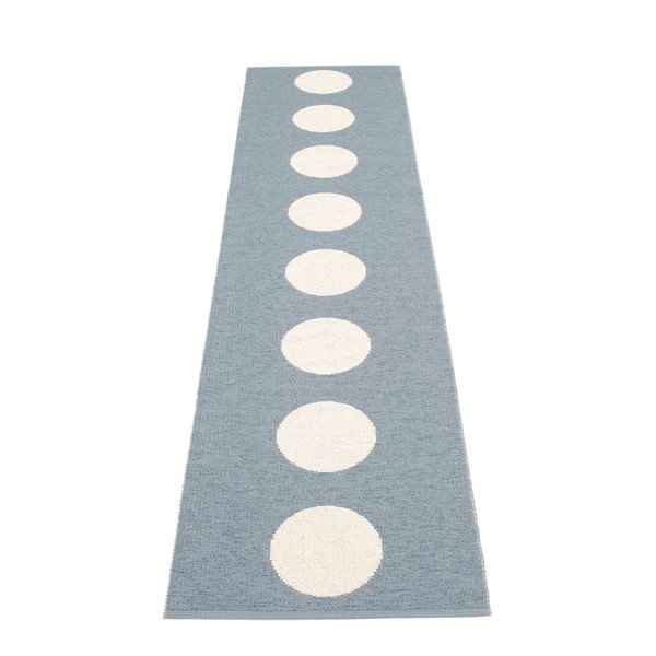 Svetlomodrý vnútorný a vonkajší behúň 70x300 cm Vera Storm – Pappelina