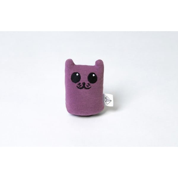 Mini plyšiak Mačička v krabičke, fialový