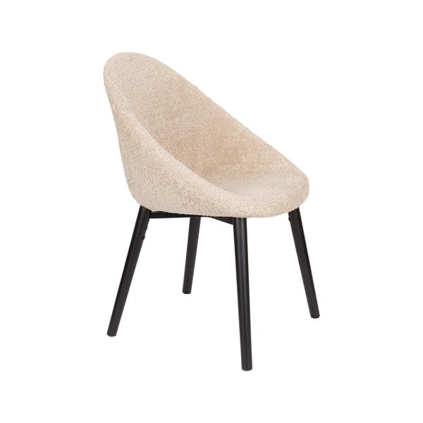 Béžové čalúnené jedálenské kreslo Fenna – Dutchbone
